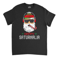 Happy Saturnalia Cool Santa Christmas Tshirt Classic T-shirt | Artistshot