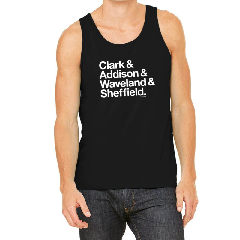 Clark & Addison & Waveland & Sheffield Chicago Tank Top by LindaWilliams | Artistshot