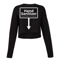 Hand Sanitizer   Funny Adult Humour Christmas Gag Gift T Shirt Cropped Sweater | Artistshot