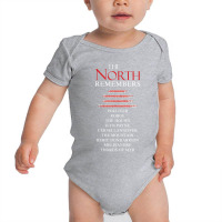 The North Remembers Baby Bodysuit | Artistshot