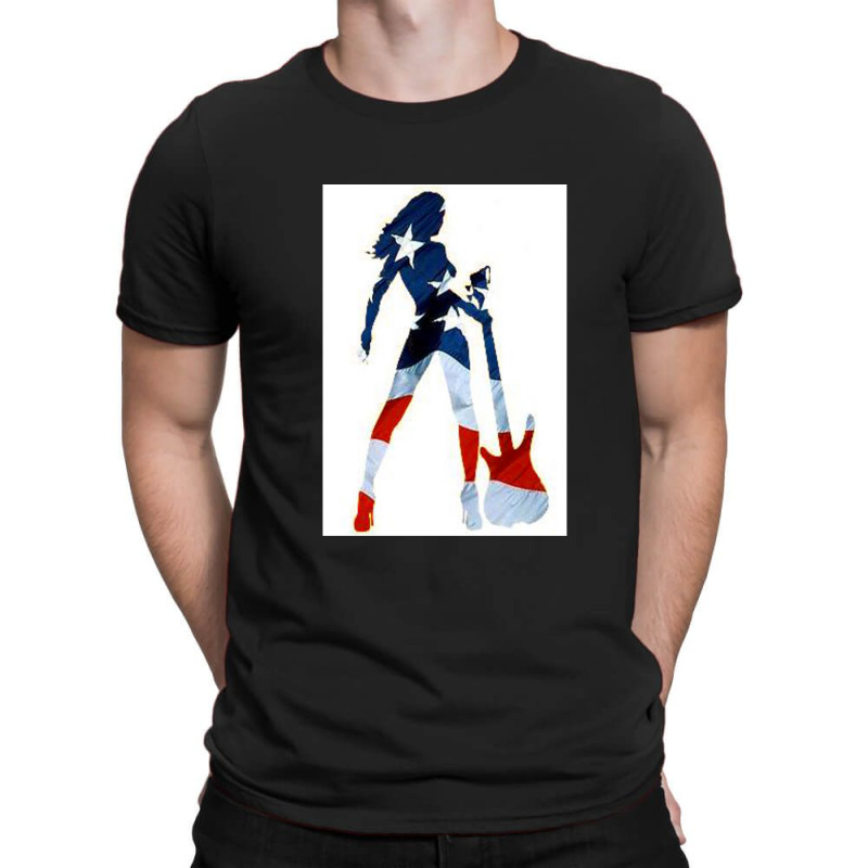 American Woman T-Shirt by LouisPlumley | Artistshot