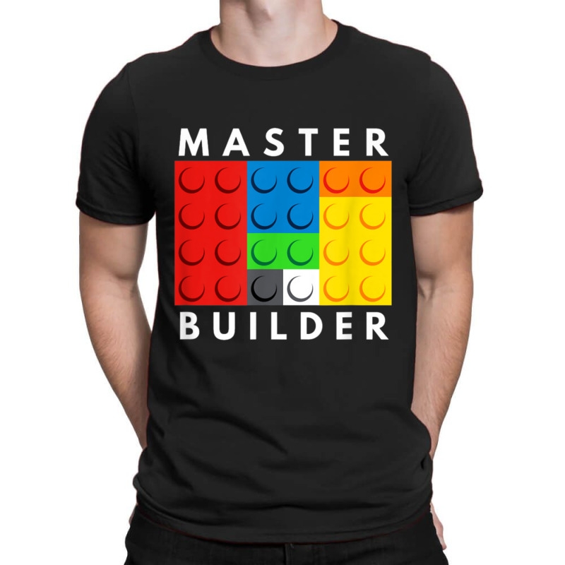 Master Builder Building Blocks Brick Builders Toys Gift T-shirt | Artistshot