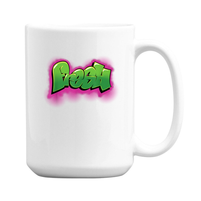 Fresh 90s Hiphop Graffiti 15 Oz Coffee Mug | Artistshot