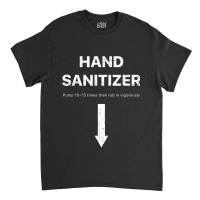 Mens Hand Sanitizer Funny Adult Humor Mens Xmas Gag Classic T-shirt | Artistshot