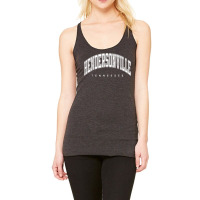 Hendersonville Tennessee Tn Varsity Style White Text T Shirt Racerback Tank | Artistshot