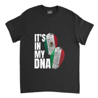 Mexican Italian Dna Heritage Nationality Flag Classic T-shirt | Artistshot