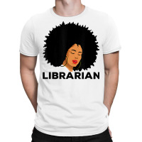 Librarian Appreciation Afro American Bookworm Library T Shirt T-shirt | Artistshot