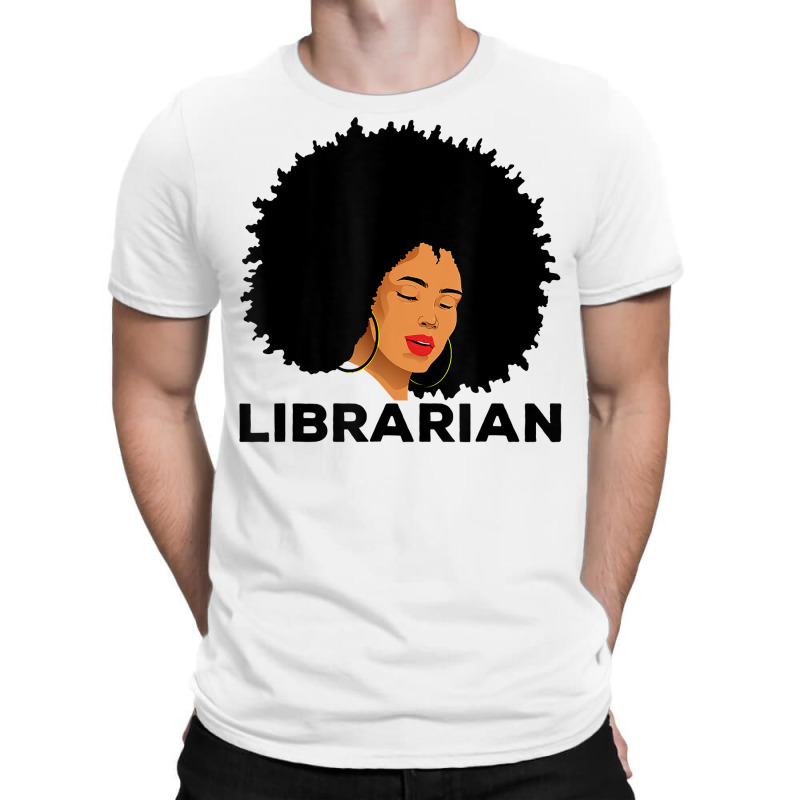 Librarian Appreciation Afro American Bookworm Library T Shirt T-shirt | Artistshot