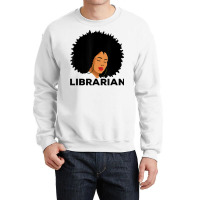 Librarian Appreciation Afro American Bookworm Library T Shirt Crewneck Sweatshirt | Artistshot