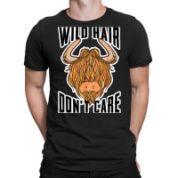 Highland Cow Breeder Scottish Cattle Hairy Cow Farmer T Shirt T-shirt | Artistshot