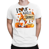 I Love Being Gammy Cute Gnome Pumpkin Thanksgiving T Shirt T-shirt | Artistshot