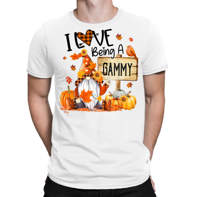 I Love Being Gammy Cute Gnome Pumpkin Thanksgiving T Shirt T-shirt | Artistshot