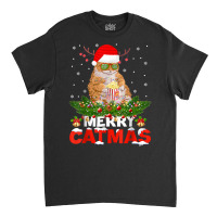 Merry Catmas Cat Christmas Pajamas X Mas Ugly Sweater Womens T Shirt Classic T-shirt | Artistshot