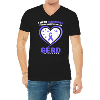 I Wear Periwinkle For My Daughter In Law Gerd Awareness T Shirt V-neck Tee | Artistshot