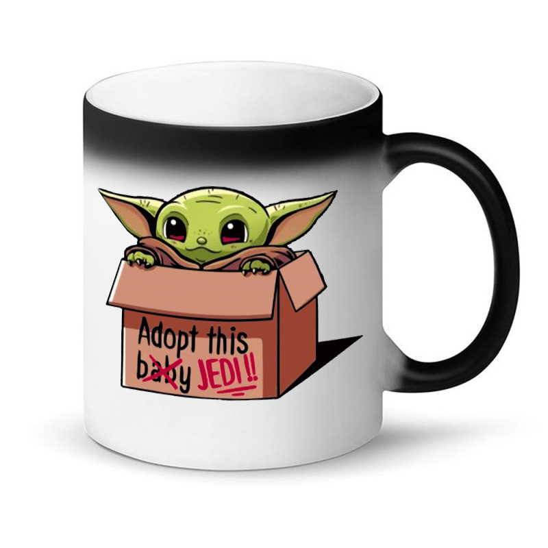 Adopt A Baby Mandalorian Baby Yoda Magic Mug by paulscott Art | Artistshot