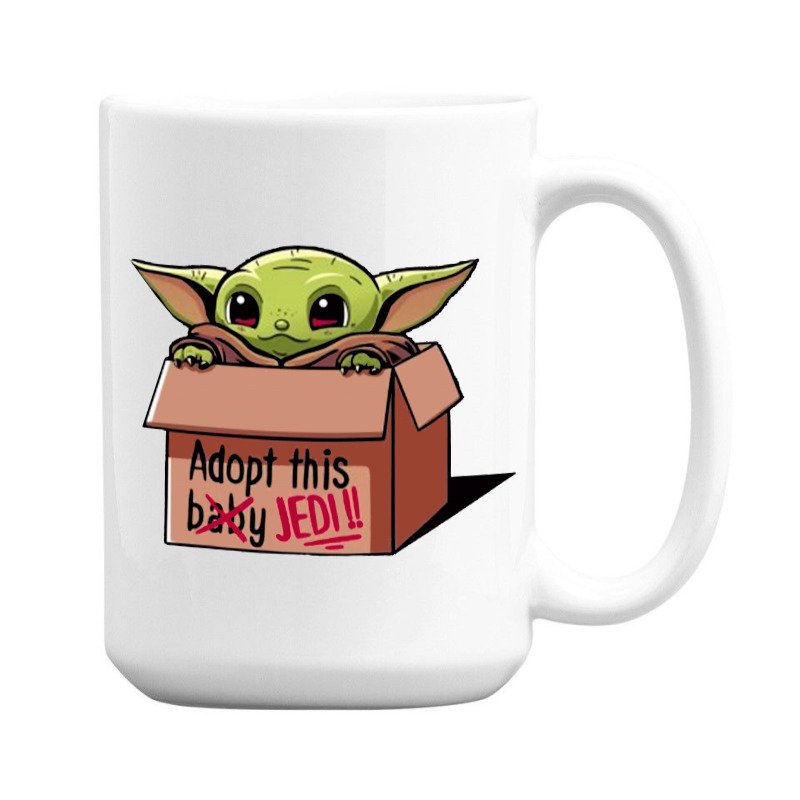 Adopt A Baby Mandalorian Baby Yoda 15 Oz Coffee Mug by paulscott Art | Artistshot