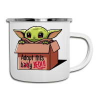 Adopt A Baby Mandalorian Baby Yoda Camper Cup | Artistshot