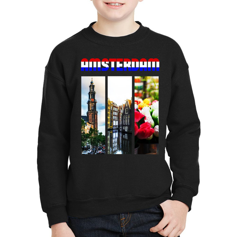 Amsterdam Youth Sweatshirt by Mom tees | Artistshot