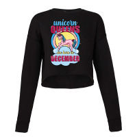 Unicorn Queens Are Born In December Cropped Sweater | Artistshot