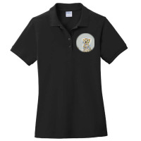 Beautiful Fun Young Boston Teing Jump And Run Ladies Polo Shirt | Artistshot