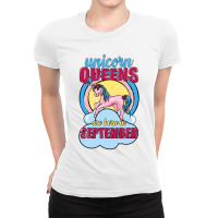 Unicorn Queens Are Born In September Ladies Fitted T-shirt | Artistshot