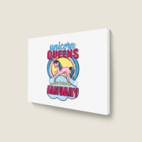 Unicorn Queens Are Born In January Landscape Canvas Print | Artistshot