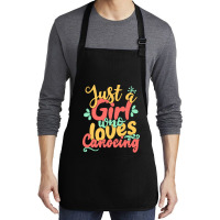 Just A Girl Who Love T  Shirt Just A Girl Who Loves Canoeing Gift Prod Medium-length Apron | Artistshot