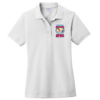 Unicorn Queens Are Born In April Ladies Polo Shirt | Artistshot