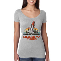 Occupy Mars Women's Triblend Scoop T-shirt | Artistshot