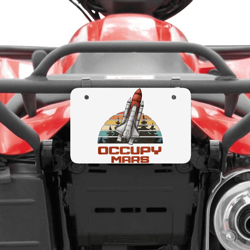 Occupy Mars Atv License Plate | Artistshot