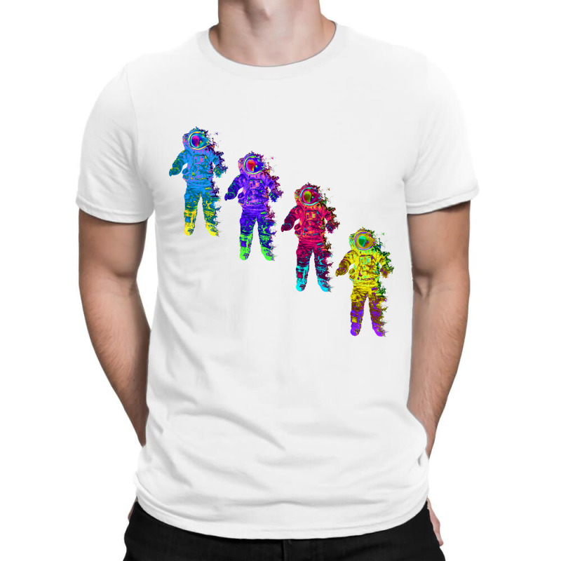 Four Positive Astronauts T-shirt | Artistshot