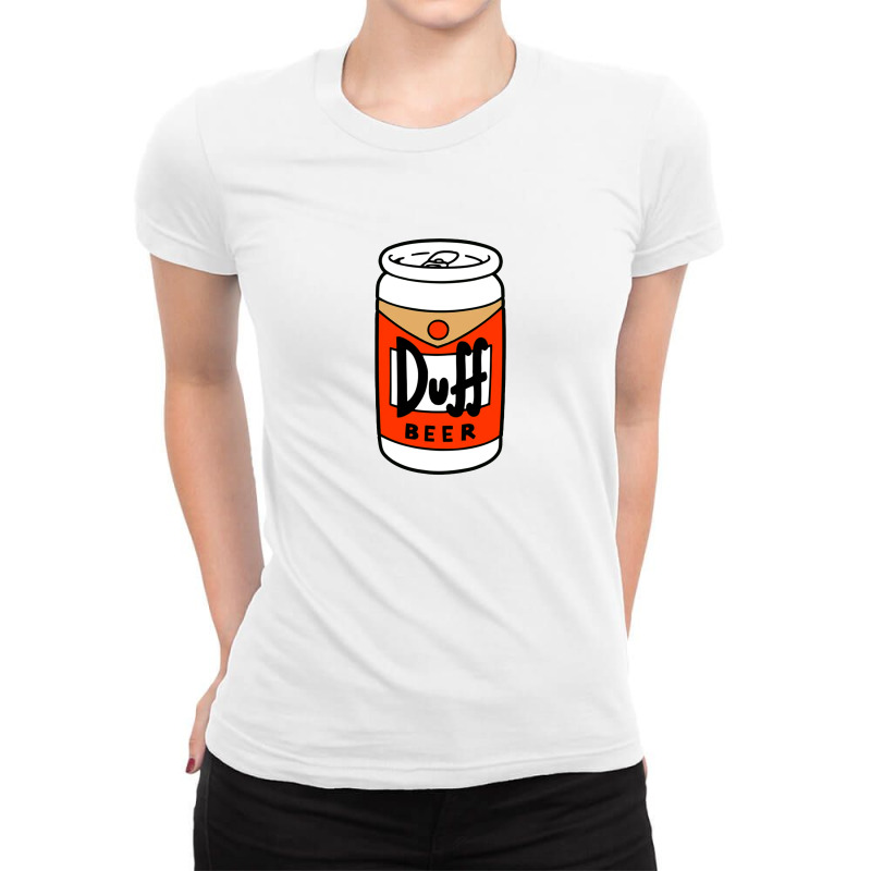 Canned Beer Ladies Fitted T-Shirt by AnncCurr | Artistshot