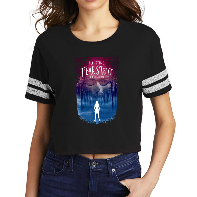 Fear Street Skull Silhouette Scorecard Crop Tee by AnncCurr | Artistshot