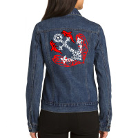 Ancre Cœur Ladies Denim Jacket | Artistshot