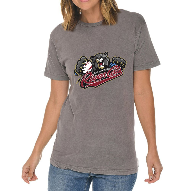 Sacramento River Cats Vintage T-shirt | Artistshot