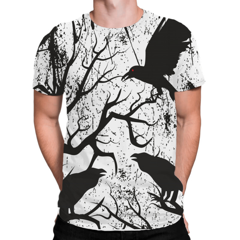Black Crows All Over Men's T-shirt | Artistshot