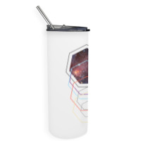 Geometric Space Flight Autopilot Skinny Tumbler | Artistshot