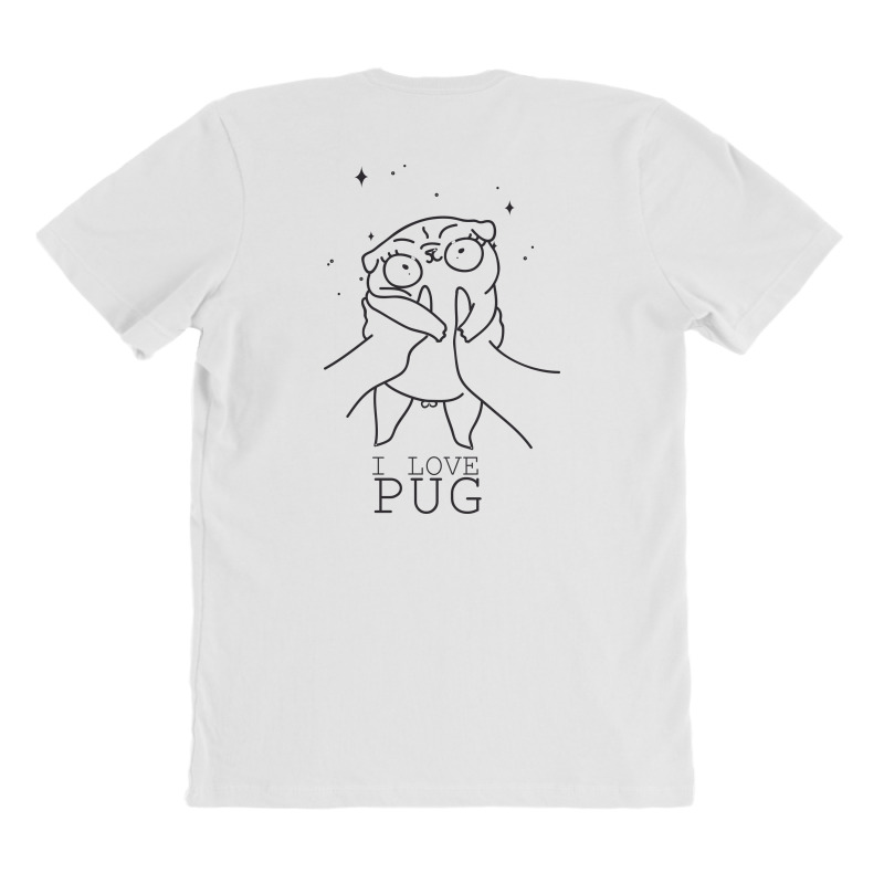I Love Pug All Over Women's T-shirt | Artistshot