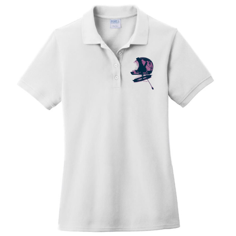 Hello Spaceman   Light Ladies Polo Shirt by loveshop | Artistshot