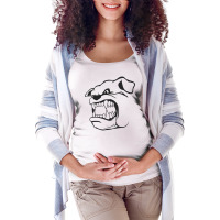 Angry Dog Maternity Scoop Neck T-shirt | Artistshot