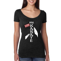 Hai Karate Be Careful Women's Triblend Scoop T-shirt | Artistshot