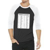 Air Traffic Controller Phonetic 3/4 Sleeve Shirt | Artistshot