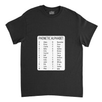 Air Traffic Controller Phonetic Classic T-shirt | Artistshot