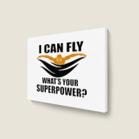 I Can Fly Whats Your Superpower Swimming Landscape Canvas Print | Artistshot