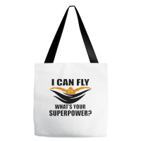 I Can Fly Whats Your Superpower Swimming Tote Bags | Artistshot