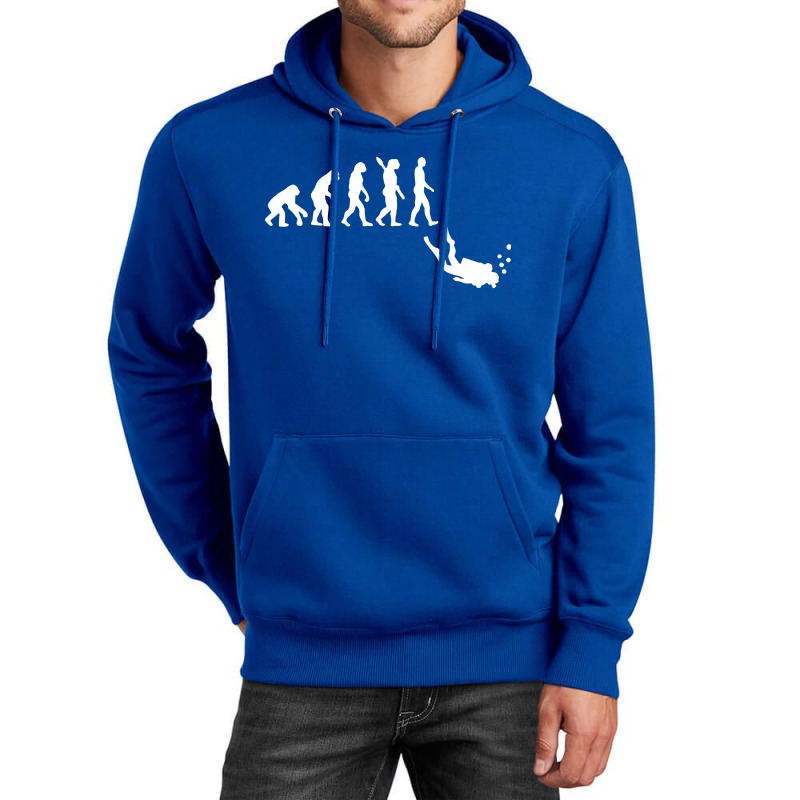 Scuba Diver Evolution Unisex Hoodie by Kimochi | Artistshot