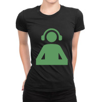 Dj Yoga Music Culture Nature Relaxing Ladies Fitted T-shirt | Artistshot