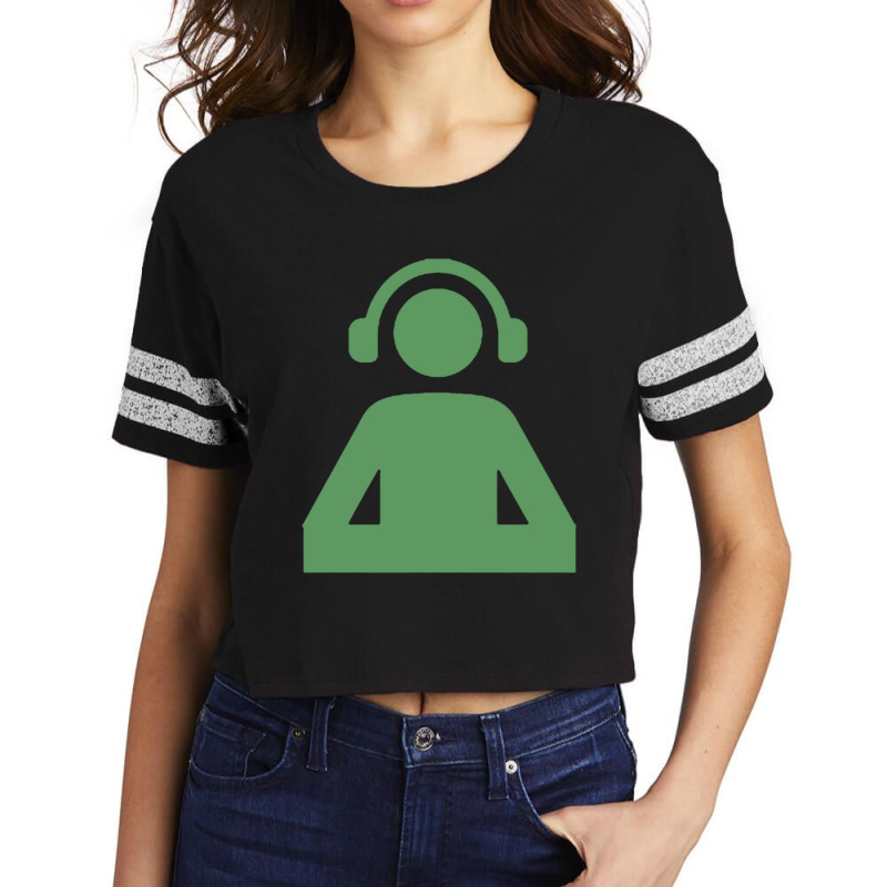 Dj Yoga Music Culture Nature Relaxing Scorecard Crop Tee by amira741 | Artistshot