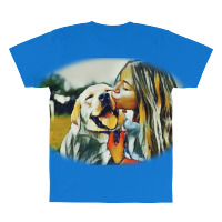Frame With A Beautiful Girl Wpark On Green Gr All Over Men's T-shirt | Artistshot