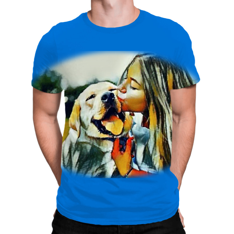 Frame With A Beautiful Girl Wpark On Green Gr All Over Men's T-shirt | Artistshot